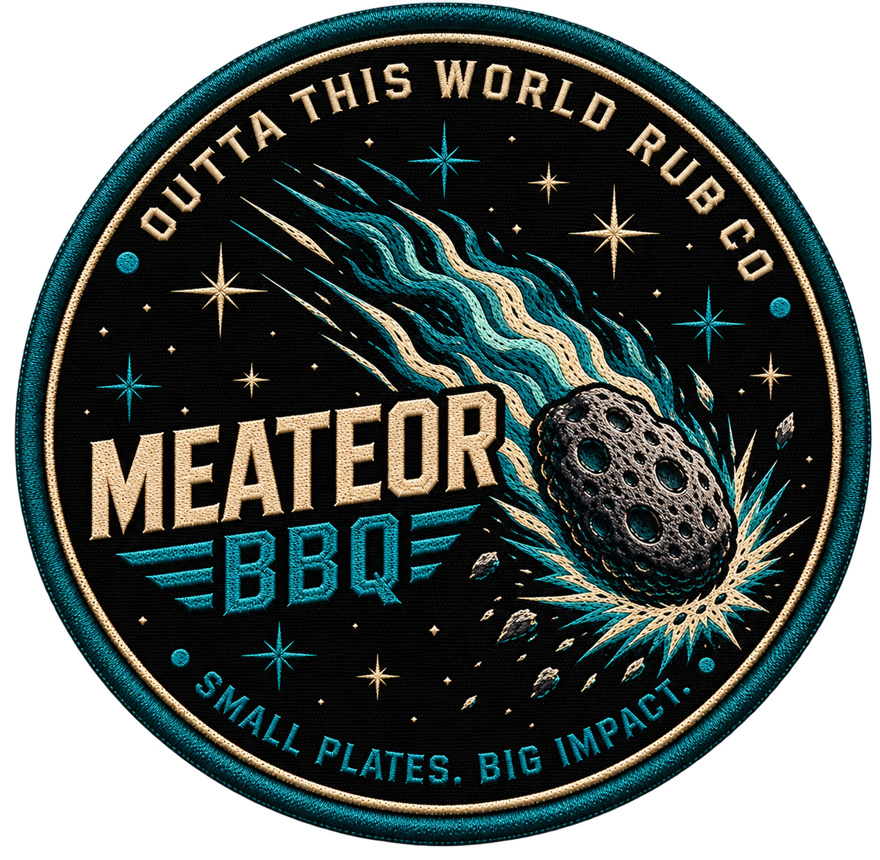 Meateor BBQ mission patch