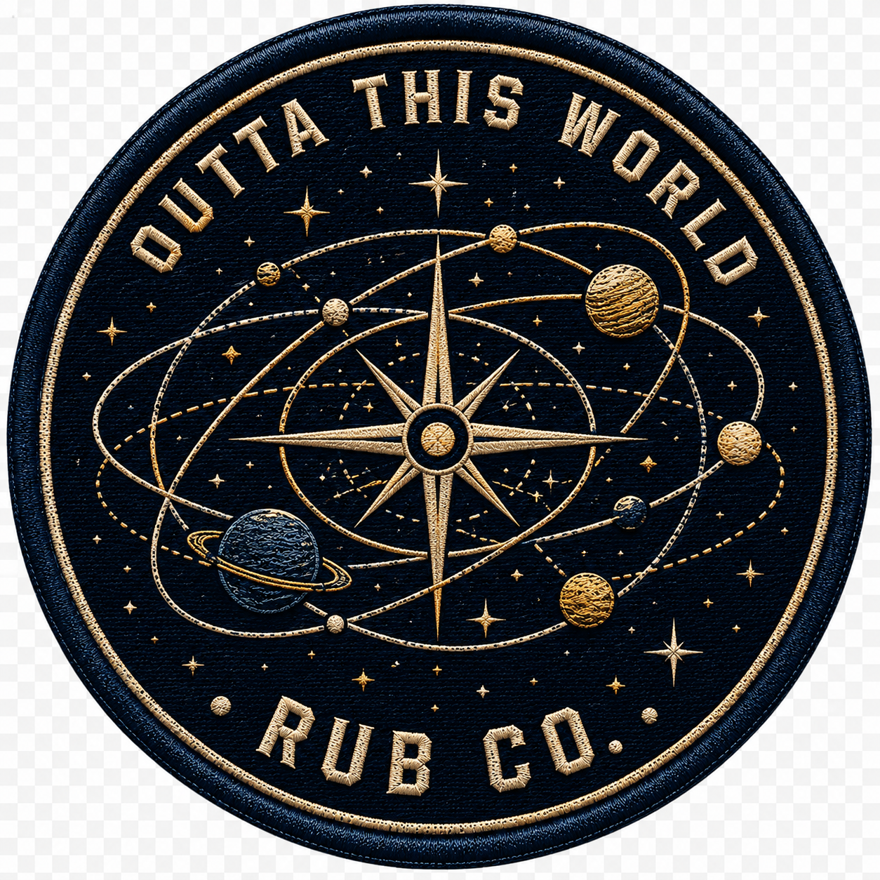 Outta This World Rub Co. mission patch